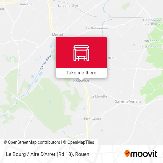 Le Bourg / Aire D'Arret (Rd 18) map