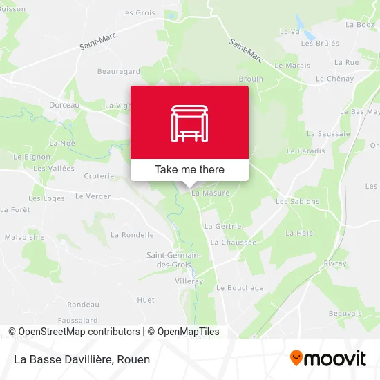 La Basse Davillière map