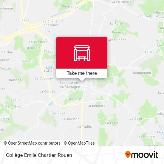 Collège Emile Chartier map