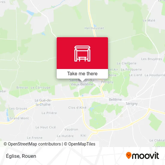 Mapa Église
