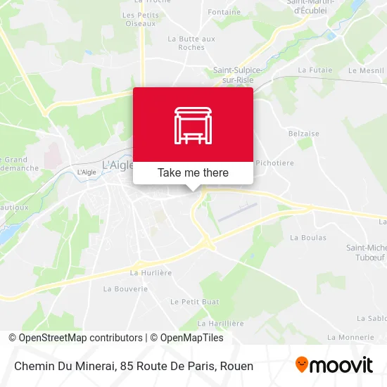 Chemin Du Minerai, 85 Route De Paris map