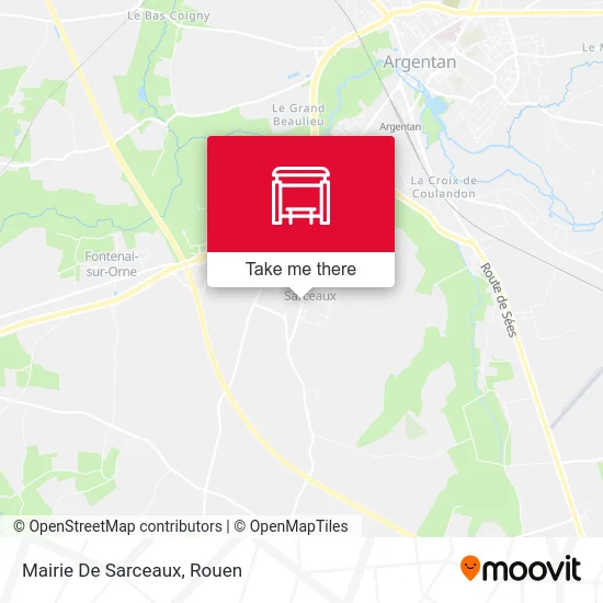 Mairie De Sarceaux map