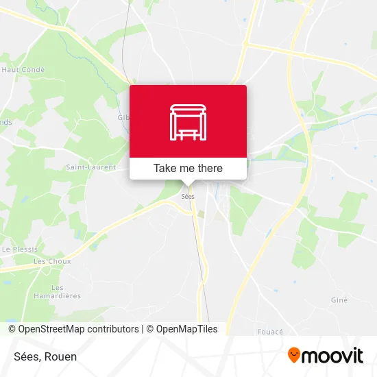 Mapa Sées