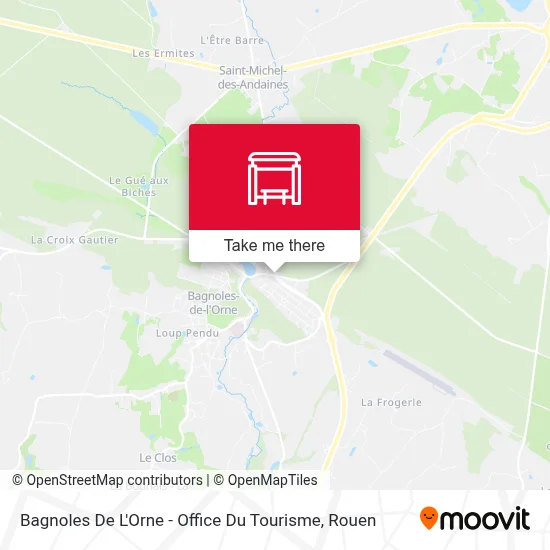 Bagnoles De L'Orne - Office Du Tourisme map