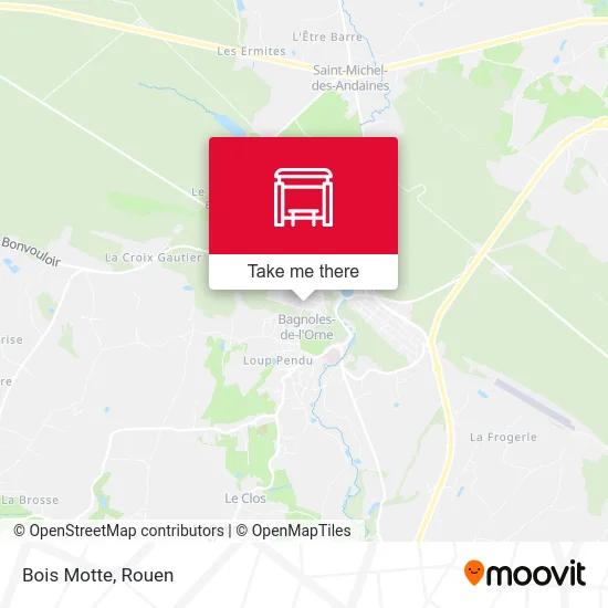 Mapa Bois Motte