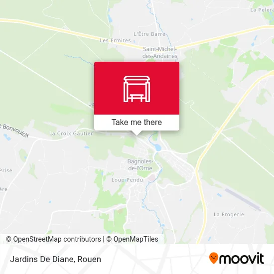 Jardins De Diane map