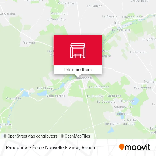 Randonnai - École Nouvelle France map