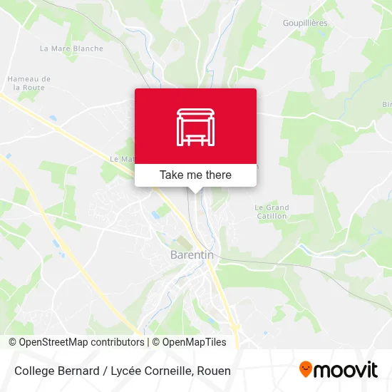 College Bernard / Lycée Corneille map