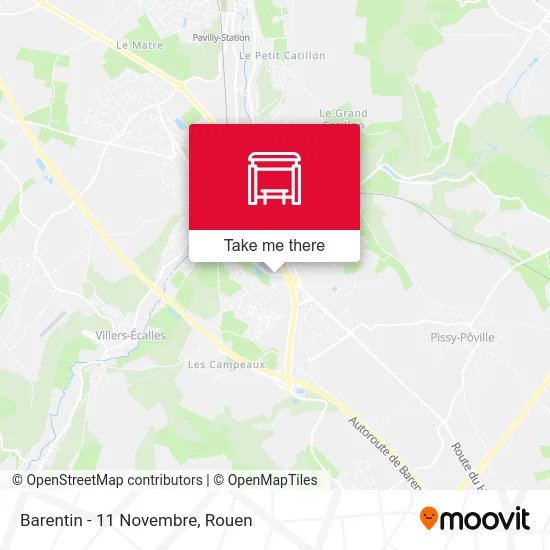 Mapa Barentin - 11 Novembre