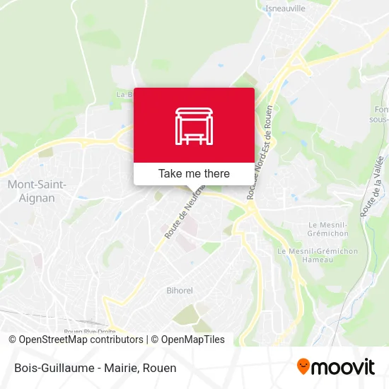 Mapa Bois-Guillaume - Mairie