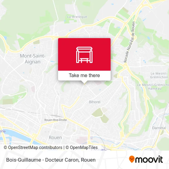 Bois-Guillaume - Docteur Caron map