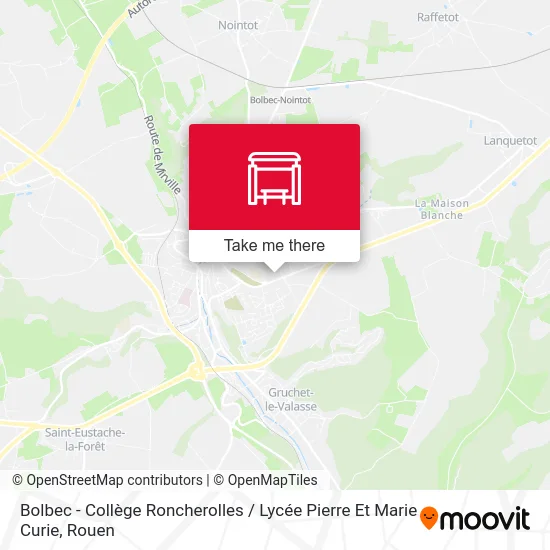 Bolbec - Collège Roncherolles / Lycée Pierre Et Marie Curie map