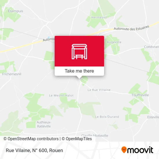 Mapa Rue Vilaine, N° 600