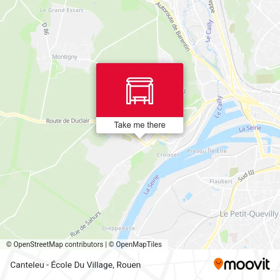 Canteleu - École Du Village map