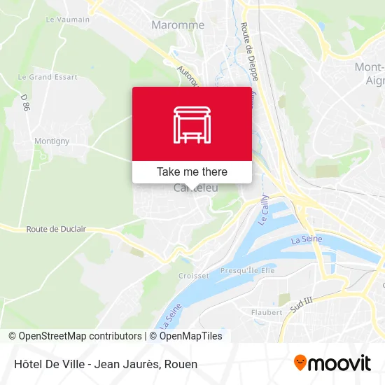 Hôtel De Ville - Jean Jaurès map