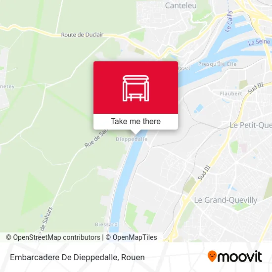 Embarcadere De Dieppedalle map