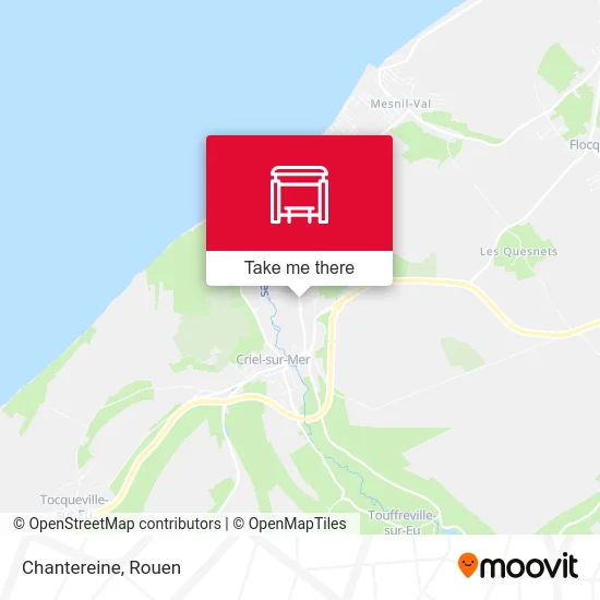 Mapa Chantereine