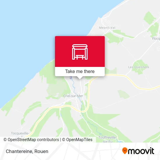 Mapa Chantereine