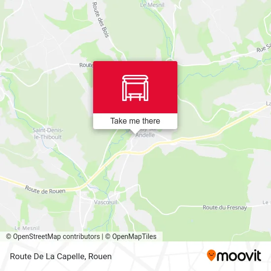 Mapa Route De La Capelle