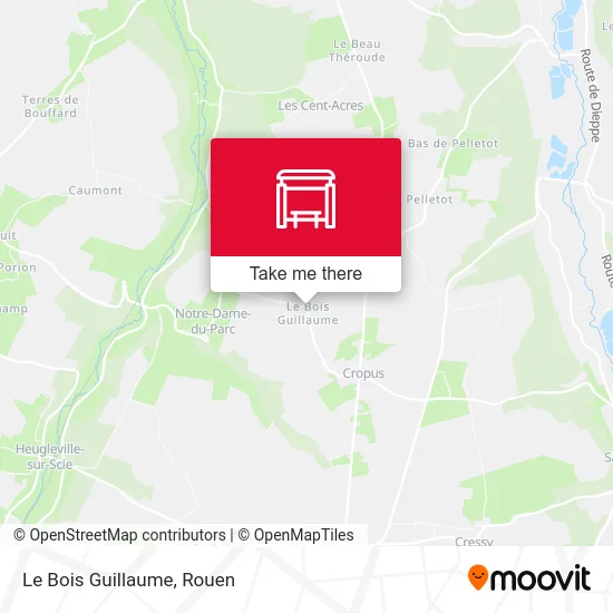 Le Bois Guillaume map