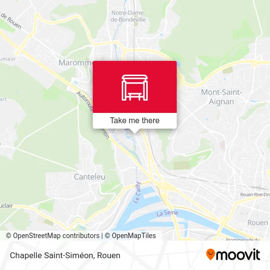 Mapa Chapelle Saint-Siméon