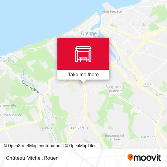 Mapa Château Michel