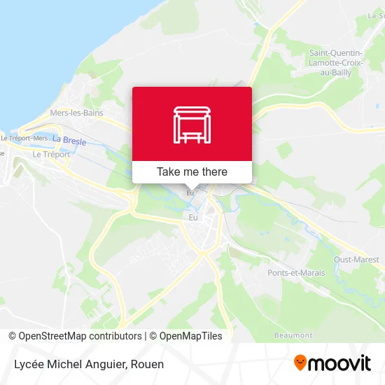 Mapa Lycée Michel Anguier