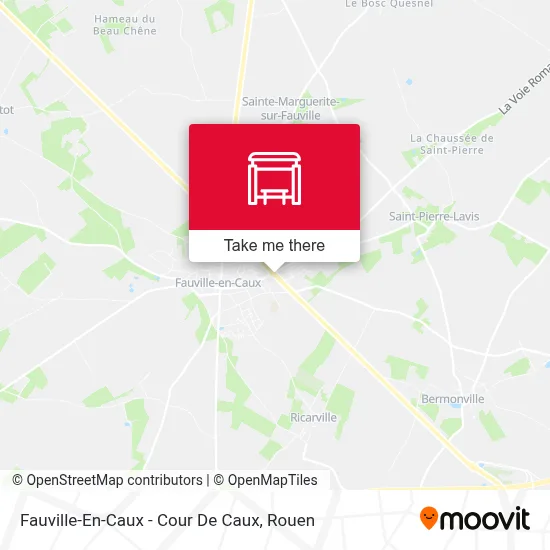 Fauville-En-Caux - Cour De Caux map