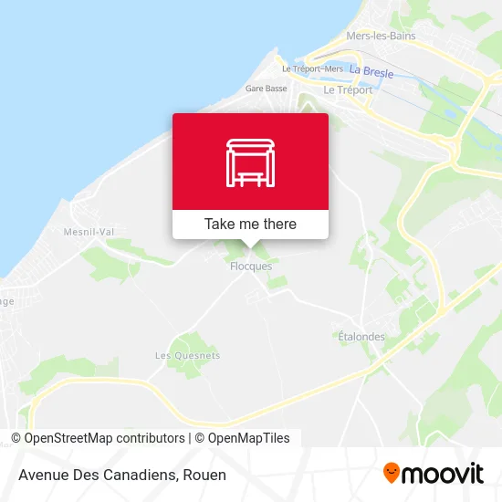 Avenue Des Canadiens map