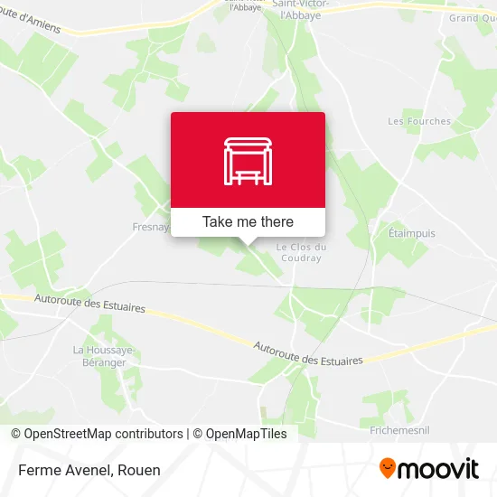 Mapa Ferme Avenel