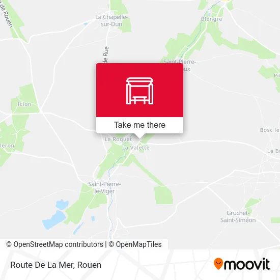 Mapa Route De La Mer