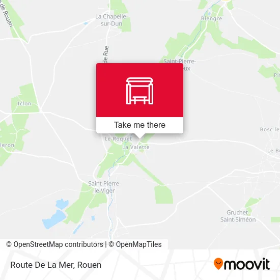 Mapa Route De La Mer