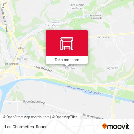Mapa Les Charmettes