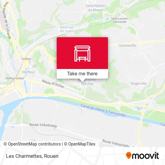 Mapa Les Charmettes