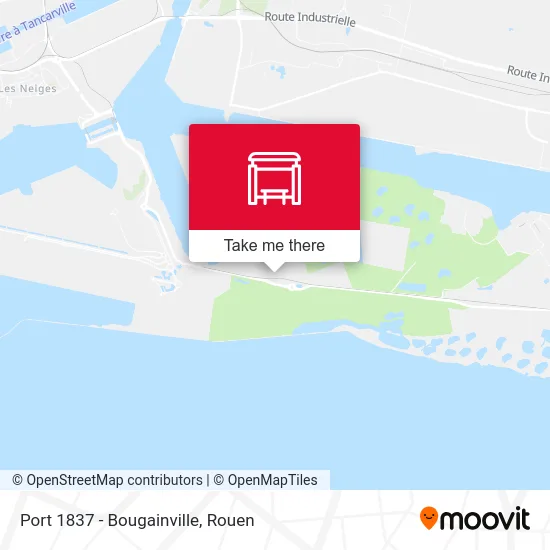 Mapa Port 1837 - Bougainville