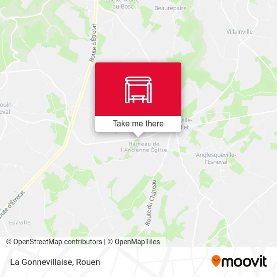 La Gonnevillaise map