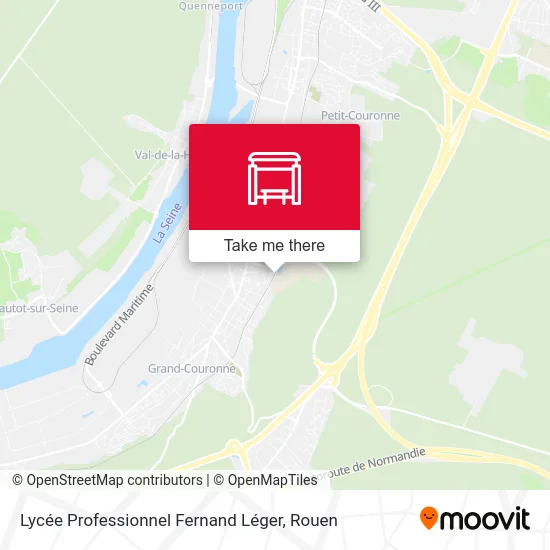 Mapa Lycée Professionnel Fernand Léger