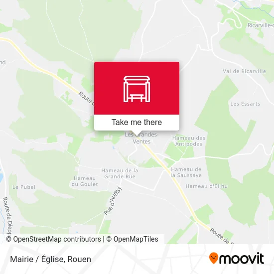 Mairie / Église map