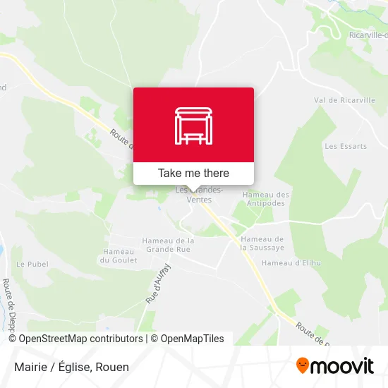 Mairie / Église map