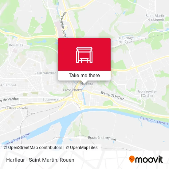 Harfleur - Saint-Martin map