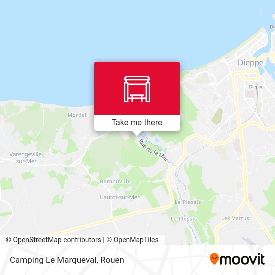 Mapa Camping Le Marqueval