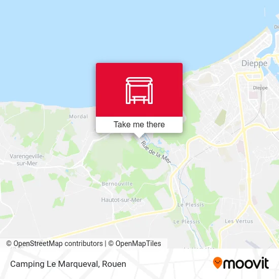 Mapa Camping Le Marqueval