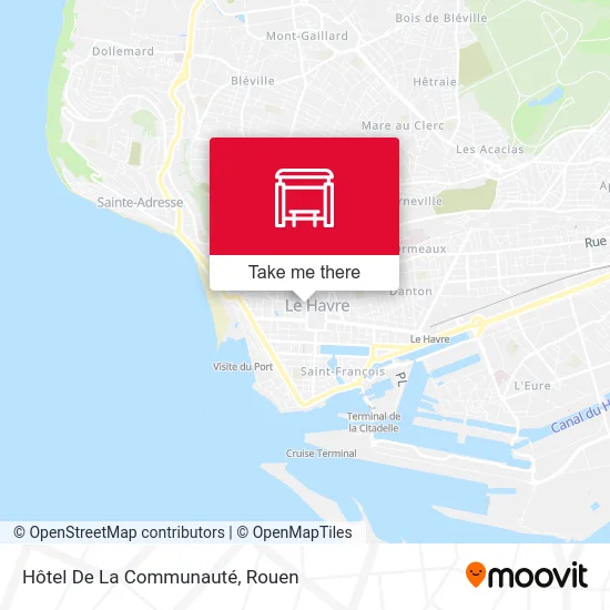 Hôtel De La Communauté map