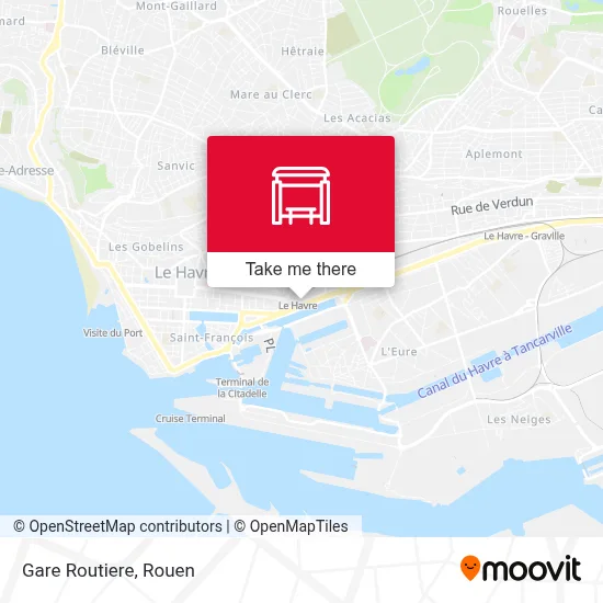 Gare Routiere map