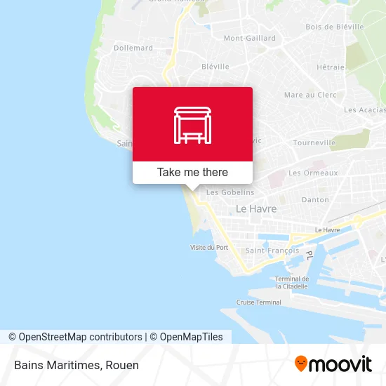 Mapa Bains Maritimes