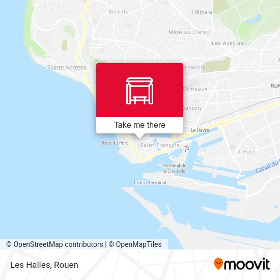 Les Halles map
