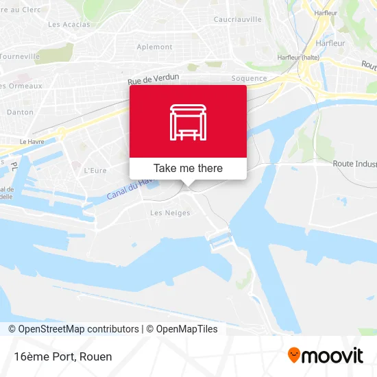 Mapa 16ème Port