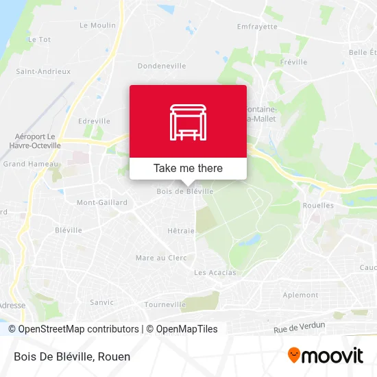 Bois De Bléville map