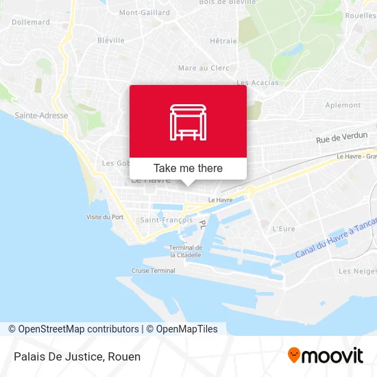 Mapa Palais De Justice