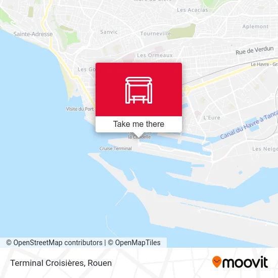 Mapa Terminal Croisières